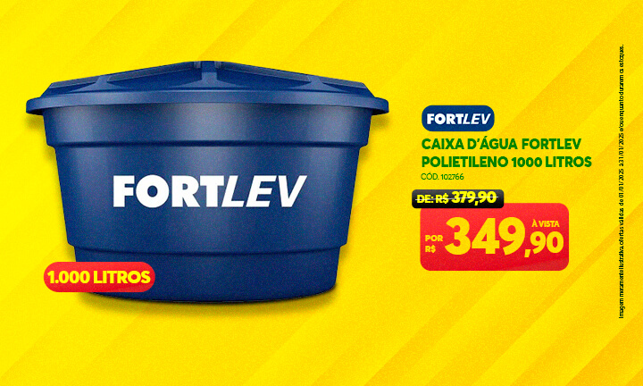 Caixa D'Água Fortlev 1000L