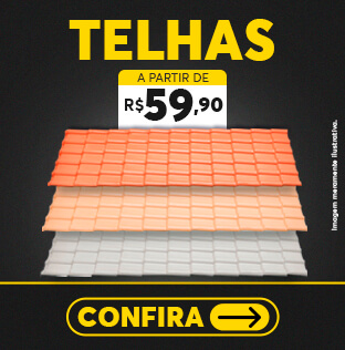 Telhas PVC a partir de R$59,90