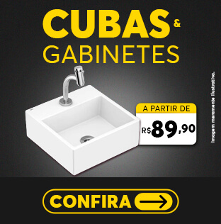 Cubas e Gabinetes a partir de R$89,90