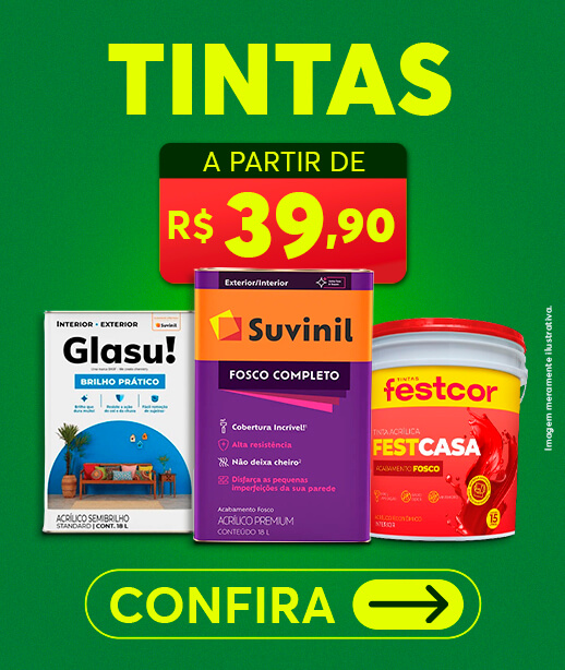 Tintas a partir de R$39,90