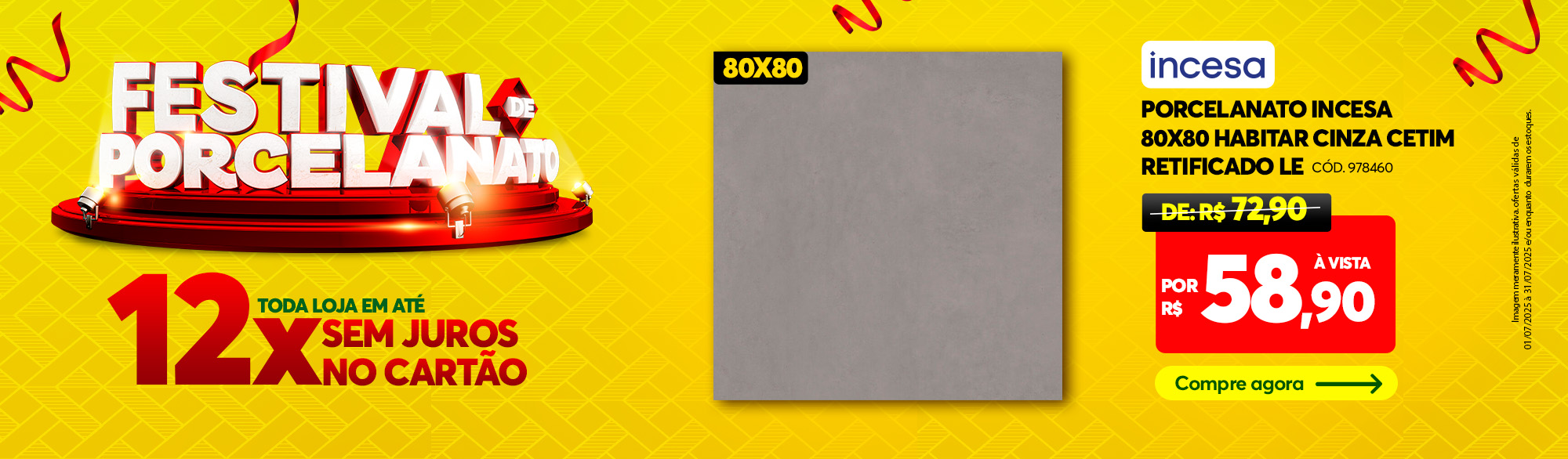 Porcelanato Incesa 80x80
