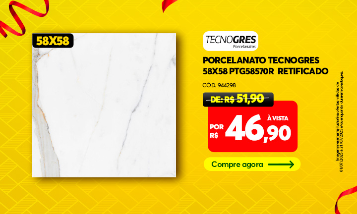 Porcelanato Tecnogres 58x58