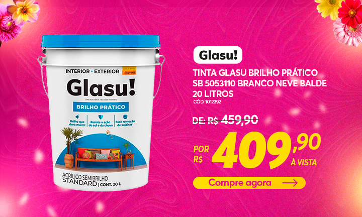 Tinta Glasu Brilho Pratico 20 Litros