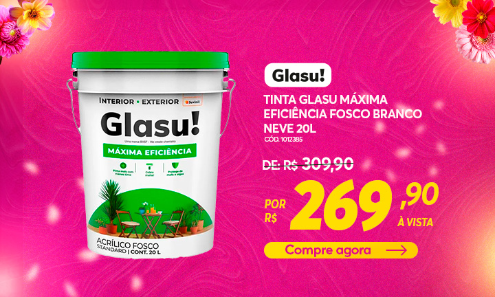 Tinta Glasu Maxima Eficiencia 20 Litros