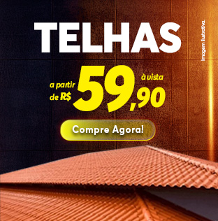Telhas PVC a partir de R$59,90