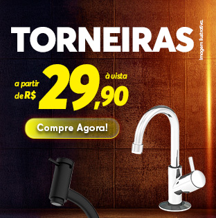 Torneiras a partir de R$29,90