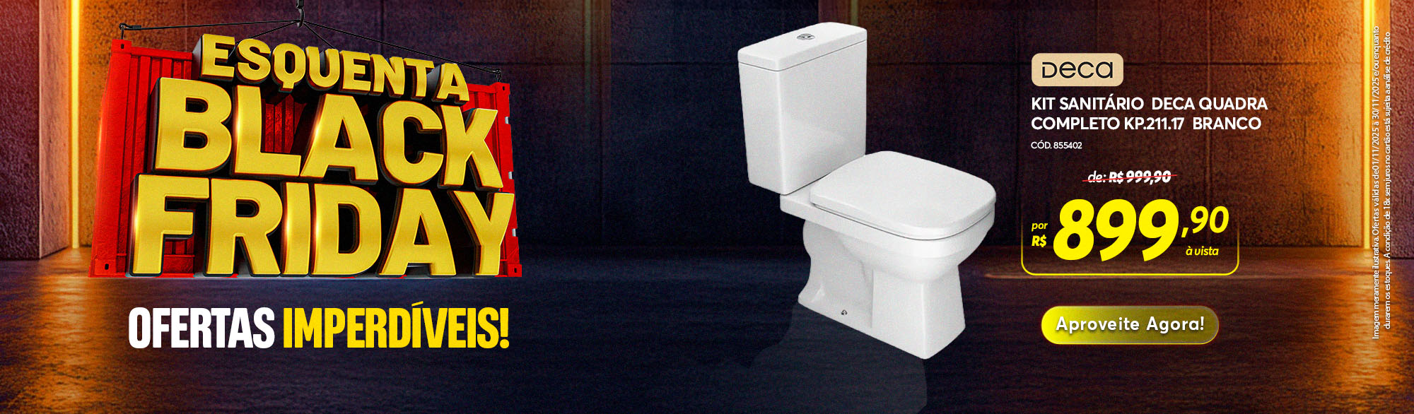 Kit Sanitário Deca Quadra