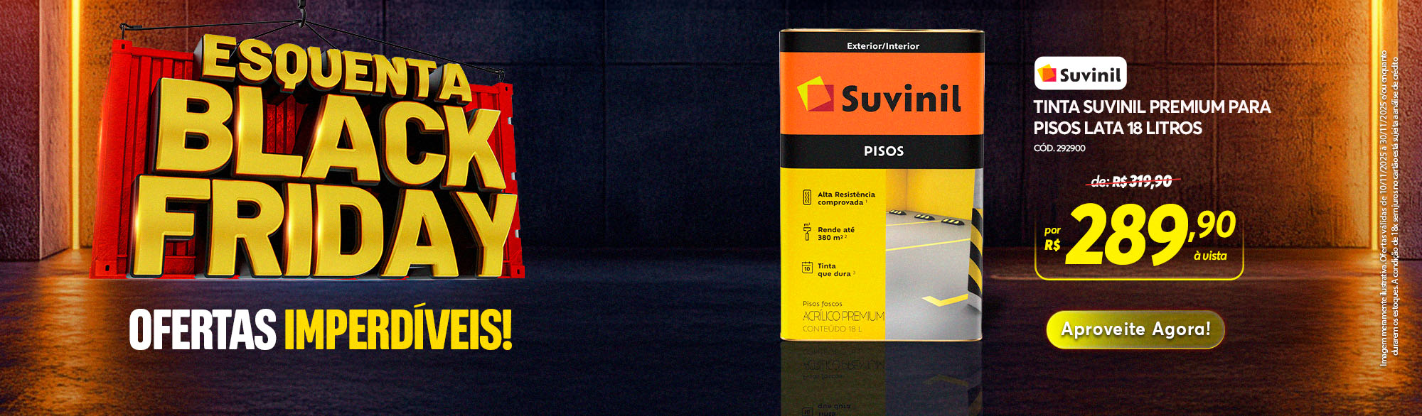 Tinta Suvinil Piso 18L