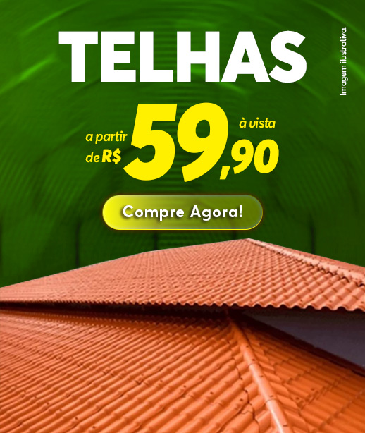 Telhas PVC a partir de R$59,90